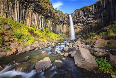  Island_Svartifoss Wasserfall